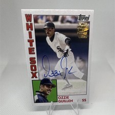 Topps Archives 1984 Fan Favorites Autographs Ozzie Guillen #84FFA-OG White Sox