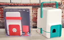 Rare Decor BYO Wine Cask Cooler #690 Australian 1988 Original Box White Teal NOS