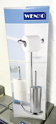 Wenko WC-Bürstengarnitur Universalo chrom  WC-Garnitur