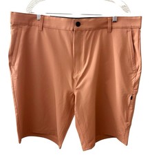Hurley Men s Coral-Orange Trek Hybrid Shorts Size 40 NWT