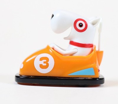 Target Hexbug Bullseye Dog Orange Bumper Cars Exclusive Hex Bug EUC