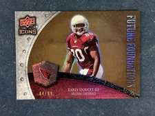 2008 UD Icons Future Foundations Gold Early Doucet III /99