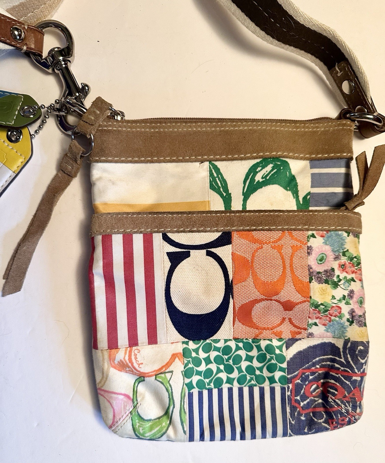 Original Vintage COACH Hampton Patchwork Crossbod… - image 11