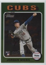 2024 Topps Heritage High Number Rookies Chrome 591/699 Jordan Wicks #390 15t1