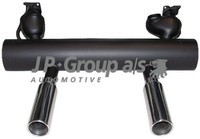 JP Group SportschalldäMpfer Jopex 8120802000 Aluminium Doppelendrohr FüR VW 15