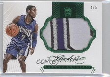 2014-15 Panini Flawless Patch Emerald 4/5 Darren Collison #PT-DCO Patch 0f8
