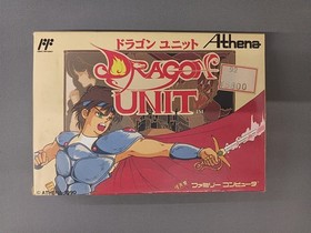 Athena Dragon Unit Famicom Cartridge Used Action Game with Sticker & Manual Rar