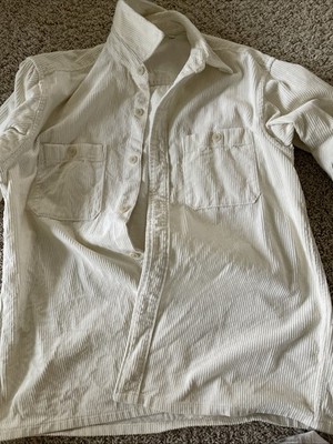 Uniqlo U White Zip-Up Blouson Jacket Unisex Medium (24.8 inch PtP) NWT