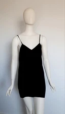 Alice McCall Size 10 Black Mini Slip Dress  Low Back 