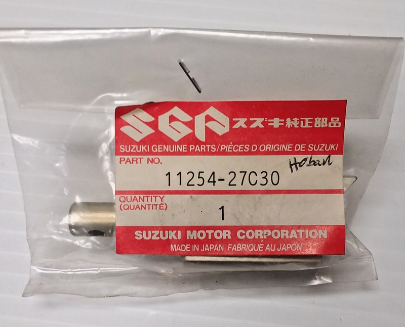 SUZUKI RM125 RIGHT HAND EXHAUST POWER VALVE 11254-27C30 OLD STOCK IN PACKAGE