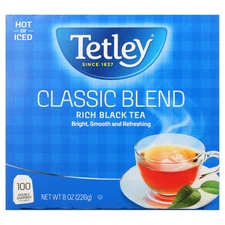 Tetley Classic Blend Rich Black Tea Bags - 100 Count Box
