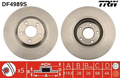 Bremsscheiben für Renault Koleos I HY Nissan Juke Van F15 Qashqai / +2 ab 13->