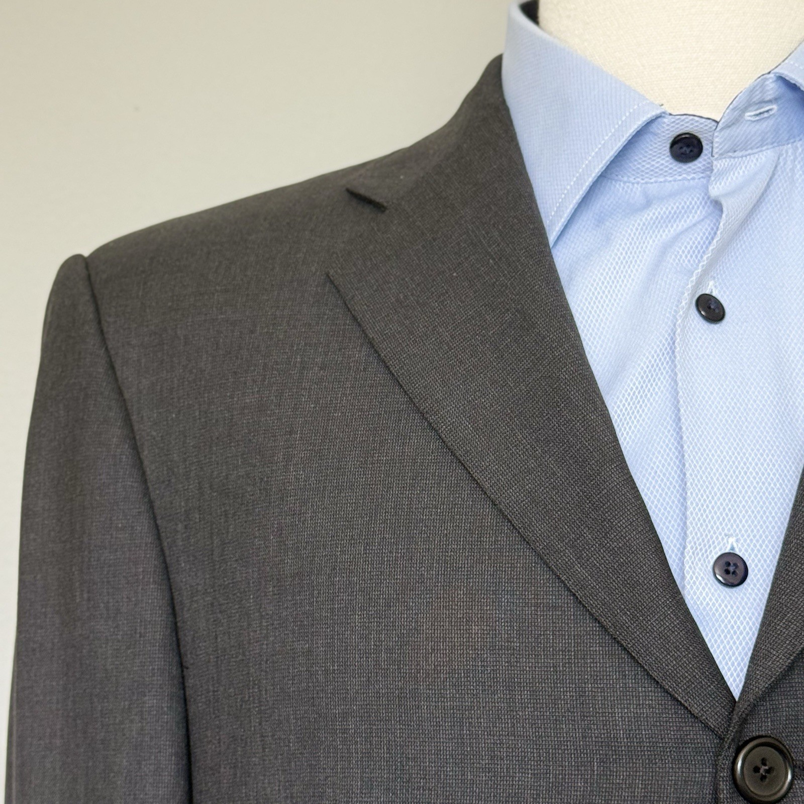 Burberry London Gray Blazer Sport Coat Jacket 100… - image 2