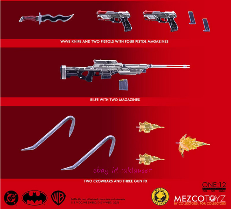 Perfect Mezco Toyz 1/12 Dc Red Hood Collectibles Action Figure Model In Stock