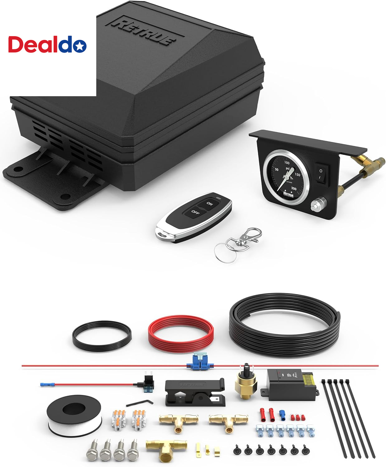 System For Truck Airbag Suspension With Wireless Remote -