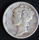 1945 S   Mercury Dime     (247B-1)