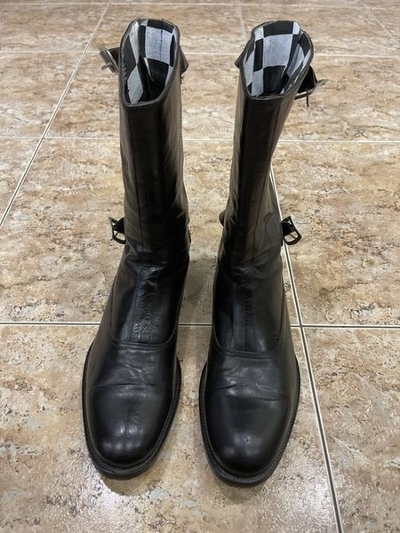 Men Paul Smith Boots Black Leather 44