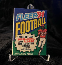 Fleer 1991 NFL Football Trading Card Pack, 14 Cards, Limited Edition Pro-Visions