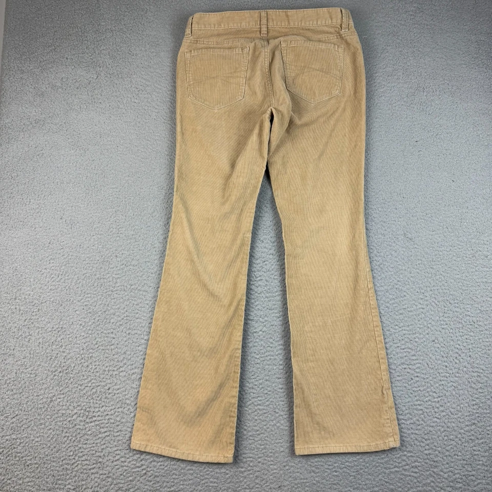 Ann Taylor Corduroy Pants Womens 6 Petite Beige Modern Bootcut Mid Rise Stretch - Image 2 of 4