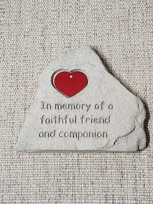 Brand New In Memory Of A Faithful Friend And Companion-Memory Stone Engraving 