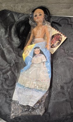 VTG 1995 Fibre-Craft 15'' Indian Princess of the Plains Doll Crochet Pattern Incl