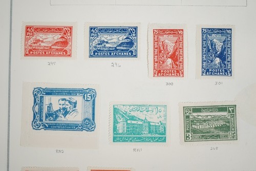 AFGHANISTAN 1910–1960s COLLECTION OF 425+ STAMPS MINT & USED ON SCOTT PAGES - Picture 8 of 24