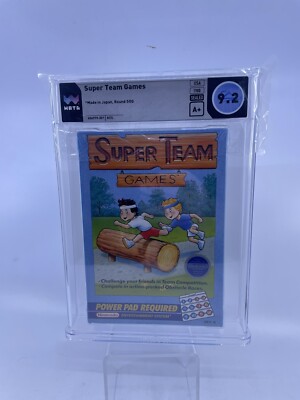 NES Nintendo SUPER TEAM GAMES - ROUND SOQ! WATA GRADED 9.2  A+ NEW & Sealed!