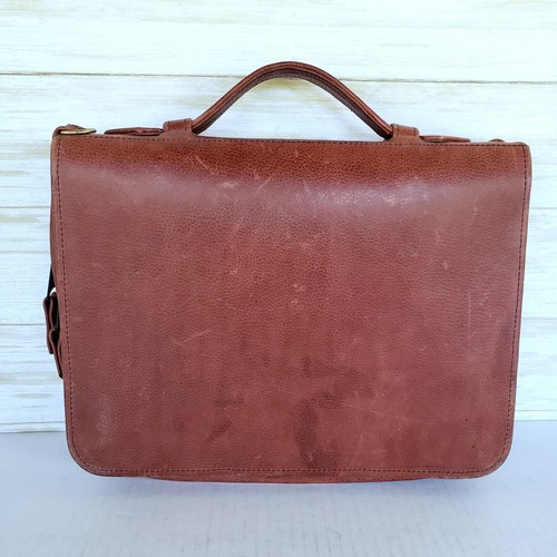 Vintage Leder Portfolio Padfolio R Claudius USA Executive Organizer Taschen Ordner - Bild 2 von 12