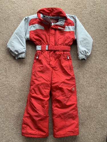 QUECHUA Ski Snow Suit 6 Years All In One Padded Insulated Hood Snowboard - Picture 2 of 11