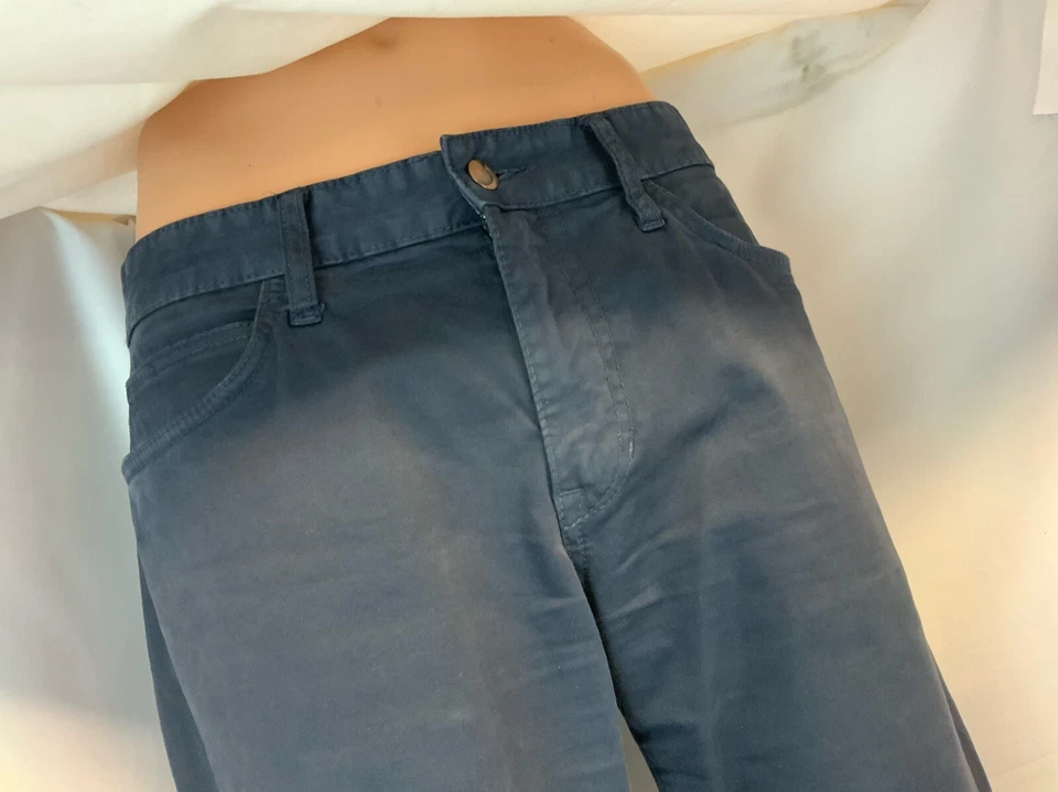 Joe’s Jeans Pants 34x32 (32 tag) Faded Blue Cotton Stretch Flat Fr EUC YGI B1-44 - Image 3 of 4