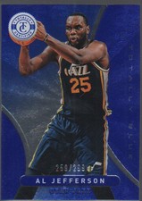 AL JEFFERSON  2012-13 PANINI TOTALLY CERTIFIED TOTALLY BLUE CARD #114 /299
