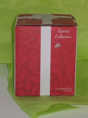 CELEBRATIONS BY MIKASA 3.5 INCH CRYSTAL SNOWMAN VOTIVE - REJOICE COLLECTION - Picture 4 of 5