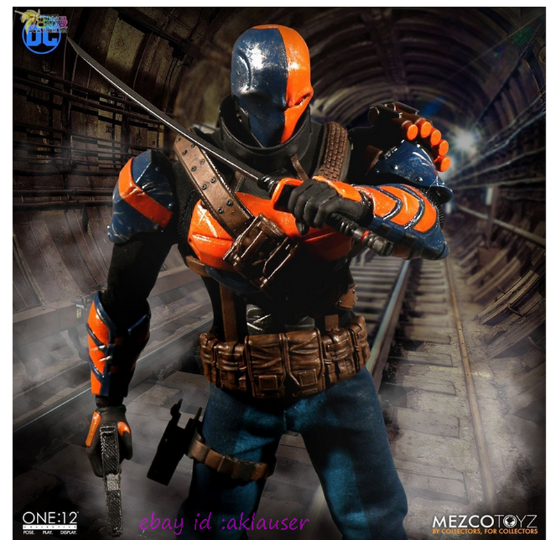 Mezco Toyz 1/12 DC Comics Deathstroke Action Figure Toy Model In