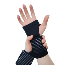 2 Pack Wrist Brace, Compression Wrist Support Splint for Women Men, Adjustabl...