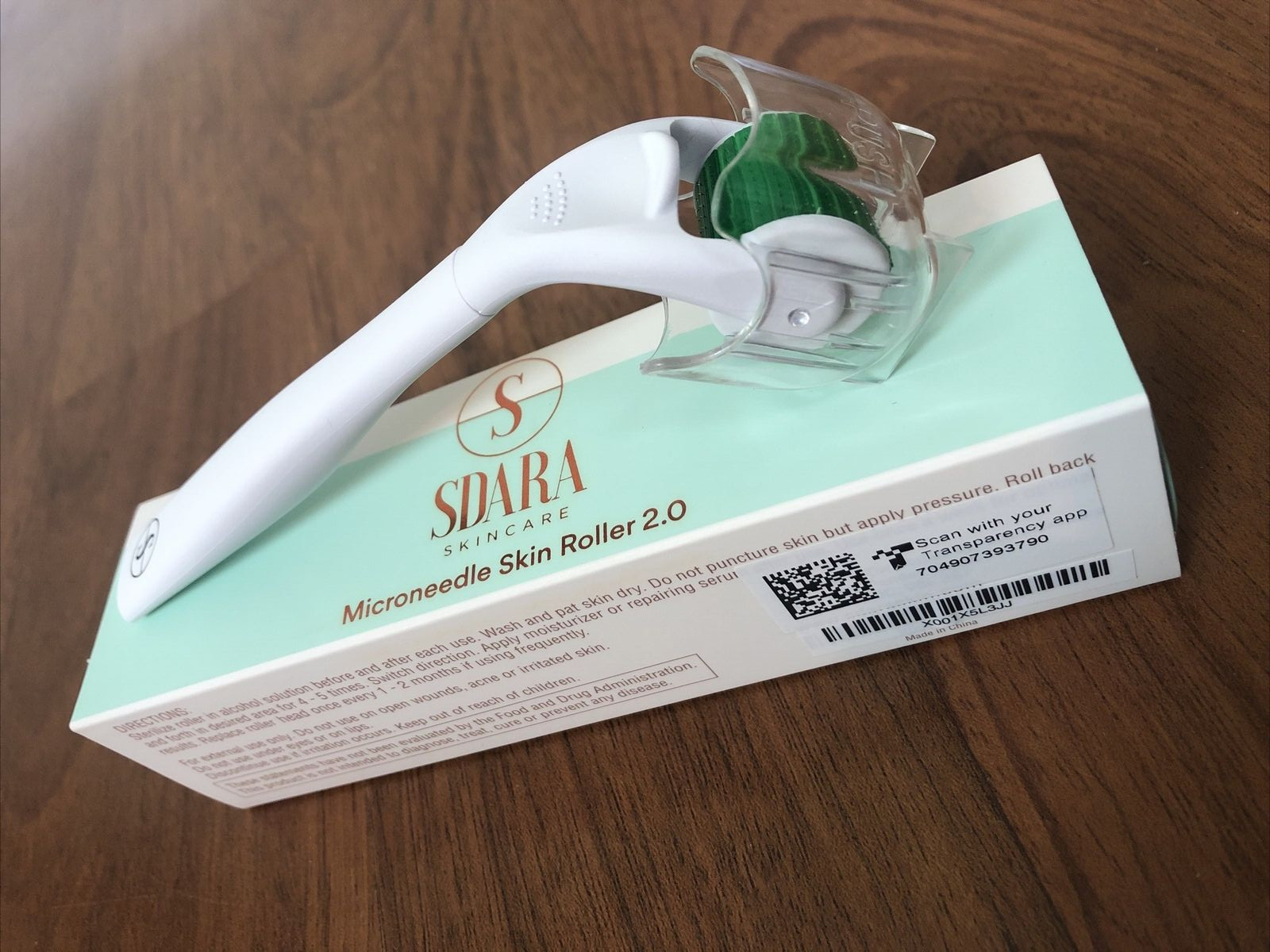 2.0 Nib Microneedle Derma Skin Roller 192 Ss .25mm Needles New