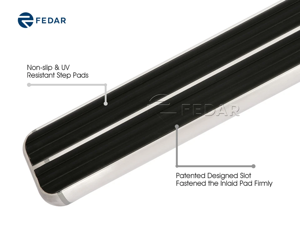 Fedar para Toyota Tacoma 05-15 doble cabina escalón lateral Foto 4 de 4