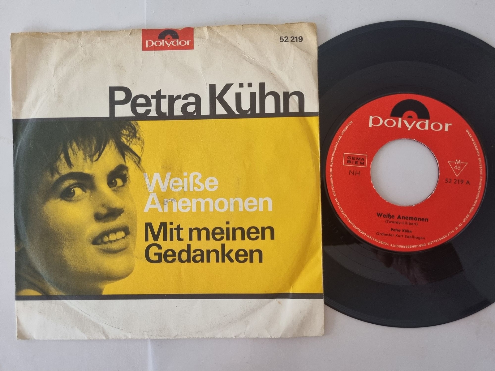 Petra Kühn - Weisse Anemonen 7'' Vinyl Germany
