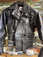 80er Jahre Chopper Oldschool  Bikerjacke Motorradjacke Lederjacke