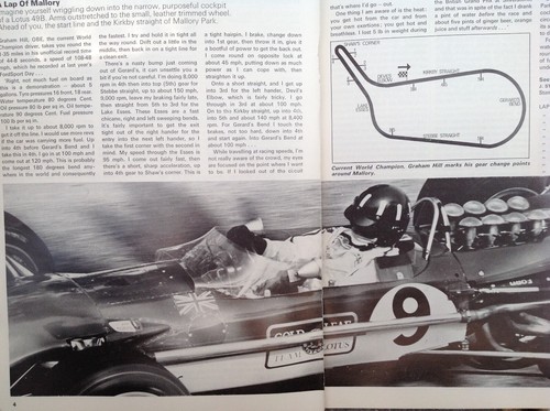 Mallory Park 1st Septembre 1969- Ford Sport Vitesse Jour Officiel Programme - Picture 2 of 3