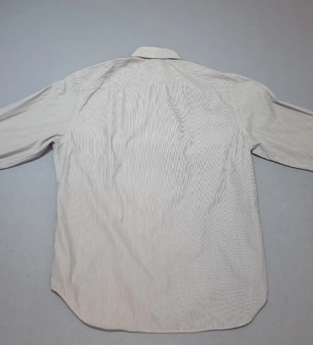Paul Smith Camisa Hombre Grande Rayas Algodón Gris Morado Manga Larga - Imagen 4 de 20
