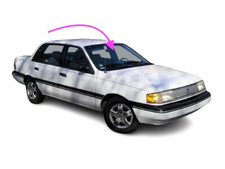 Fits: 1983-1994 Mercury Topaz-Ford Tempo 2/4 Door Sedan Front Windshield Glass