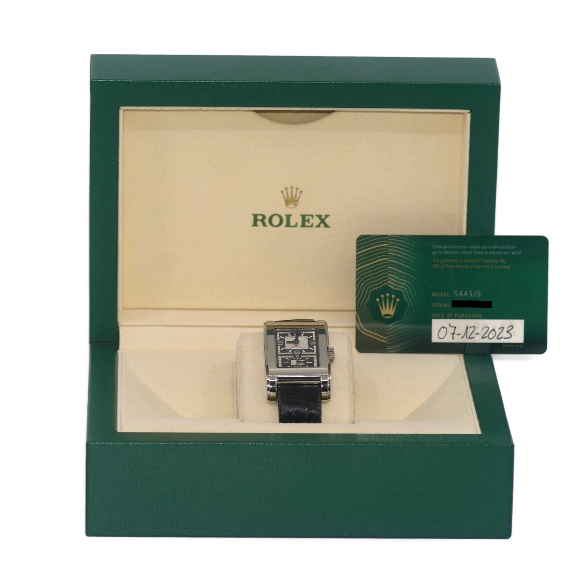 Rolex Cellini Prince 18K White Gold Watch 5443/9 | eBay