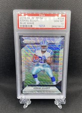 Psa 10-2016 Prizm Ezekiel Elliot Blue Wave Prizm Rookie RC #/149 