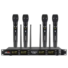 Berlingtone BR-400UM Professional 4-Channel UHF Wireless Microphone Systems
