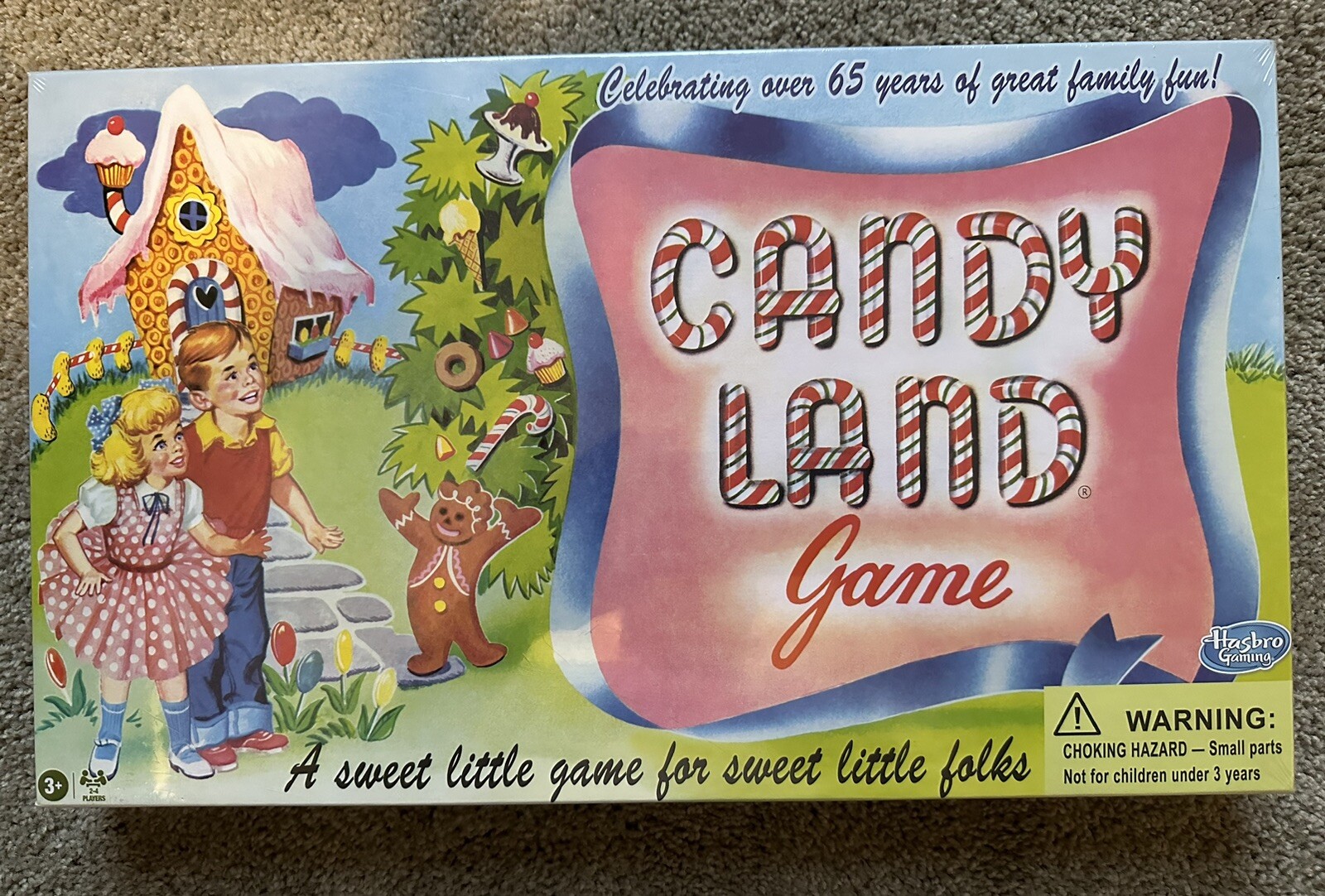 Candy Land Board Game Repro of vtg Milton Bradley 1955/1962/#4700 New SEALED ?