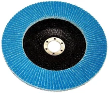 100 pcs 4-1/2"x7/8" 40 Grit Blue Zirconia Flap Disc Angle Grinder Sanding Wheels
