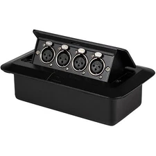 Pop Up Stage Box with Four XLR Female Jacks