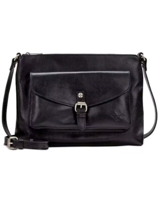 Patricia Nash Women's Kirby East West Leather Crossbody Black One Size