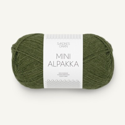 MINI ALPAKKA von SANDNES GARN - MOSEGRØNN (9573) - 50 g / ca. 150 m Wolle