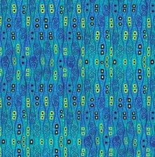 Timeless Treasures Cleo Turquoise metallic Stripe Fabric ,BTY